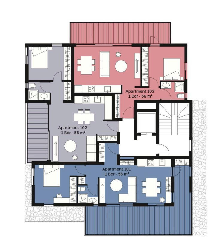 2 Bedrooms Apartment in Agios Ioannis, Limassol