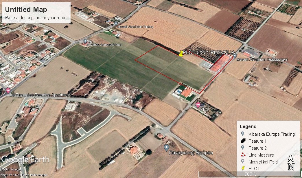 Land in Pervolia, Larnaca