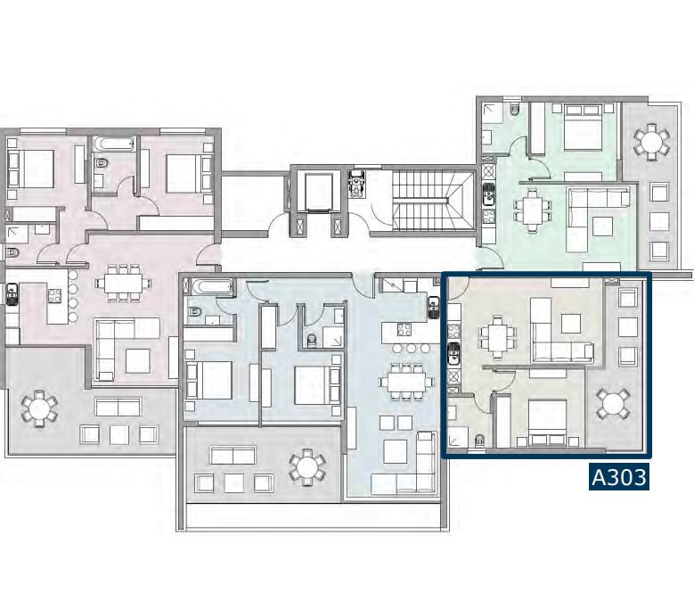 1 Bedrooms Apartment in Crowne Plaza Area, Limassol
