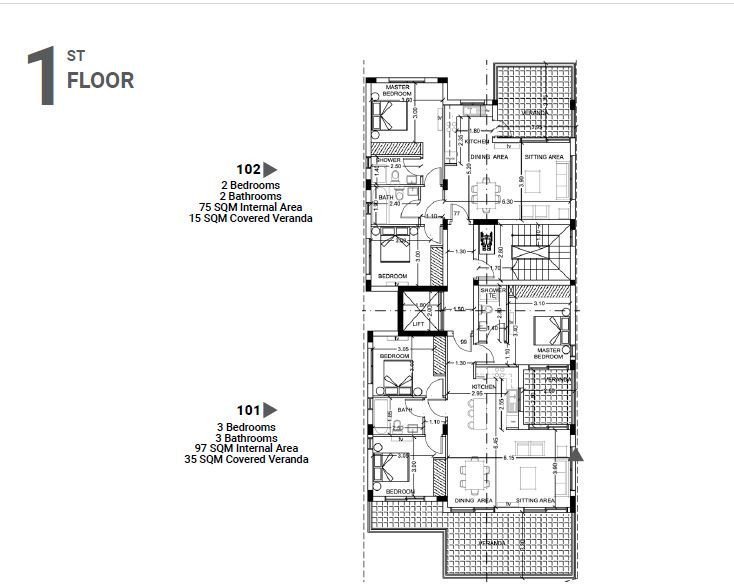 2 Bedrooms Apartment in Agios Athanasios, Limassol