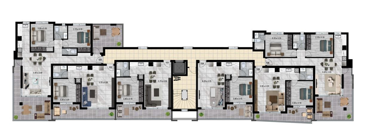 2 Bedrooms Apartment in Apostolos Andreas, Limassol