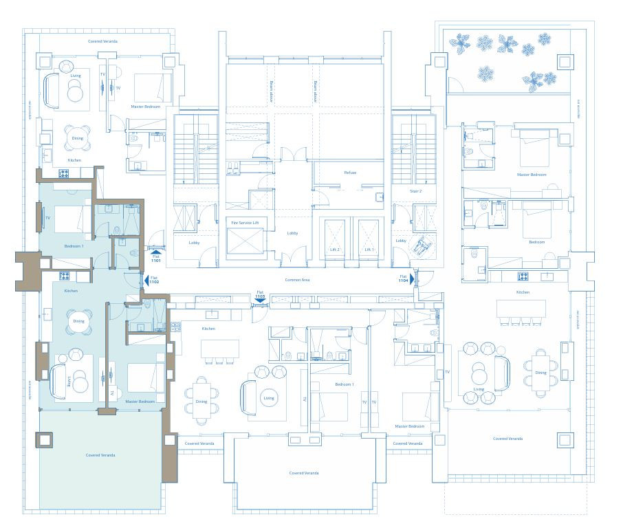 2 Bedrooms Apartment in Poseidonia Area, Limassol