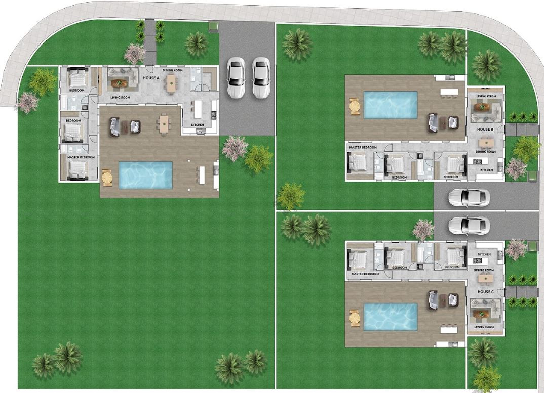 3 Bedrooms House / Villa in Pervolia, Larnaca