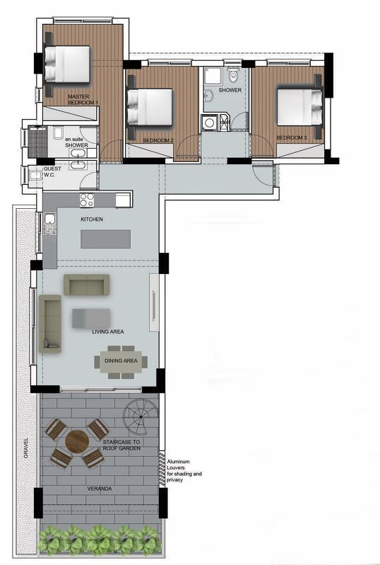 4 Bedrooms Apartment in Potamos Germasogeias, Limassol