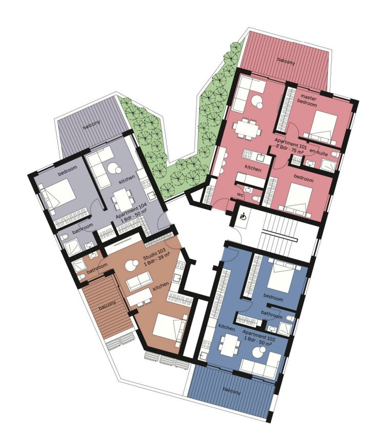 2 Bedrooms Apartment in Zakaki, Limassol