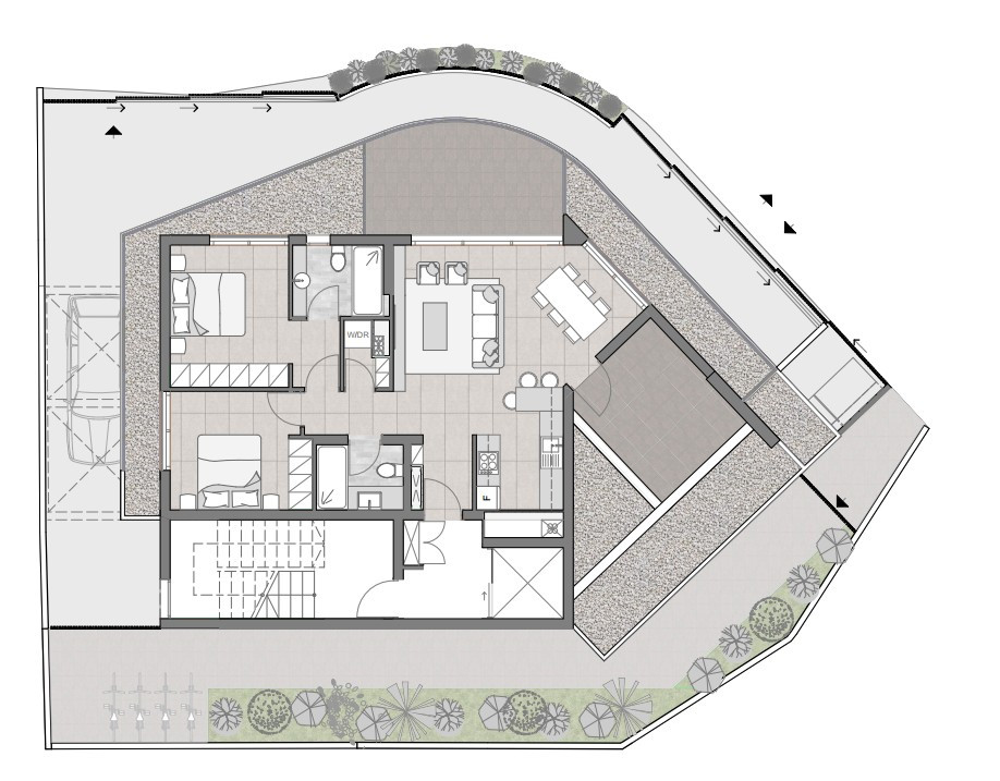 2 Bedrooms Apartment in Larnaca, Larnaca