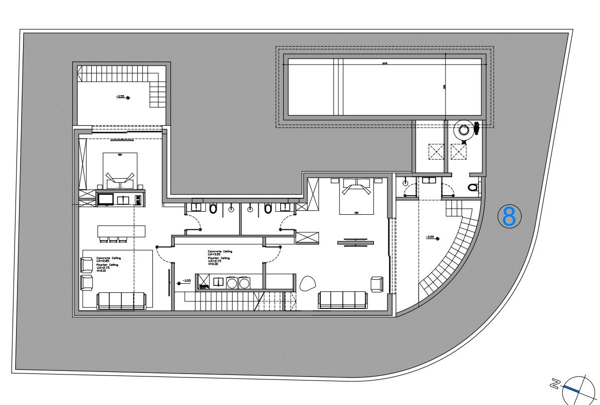 5 Bedrooms House / Villa in Agios Tychonas, Limassol